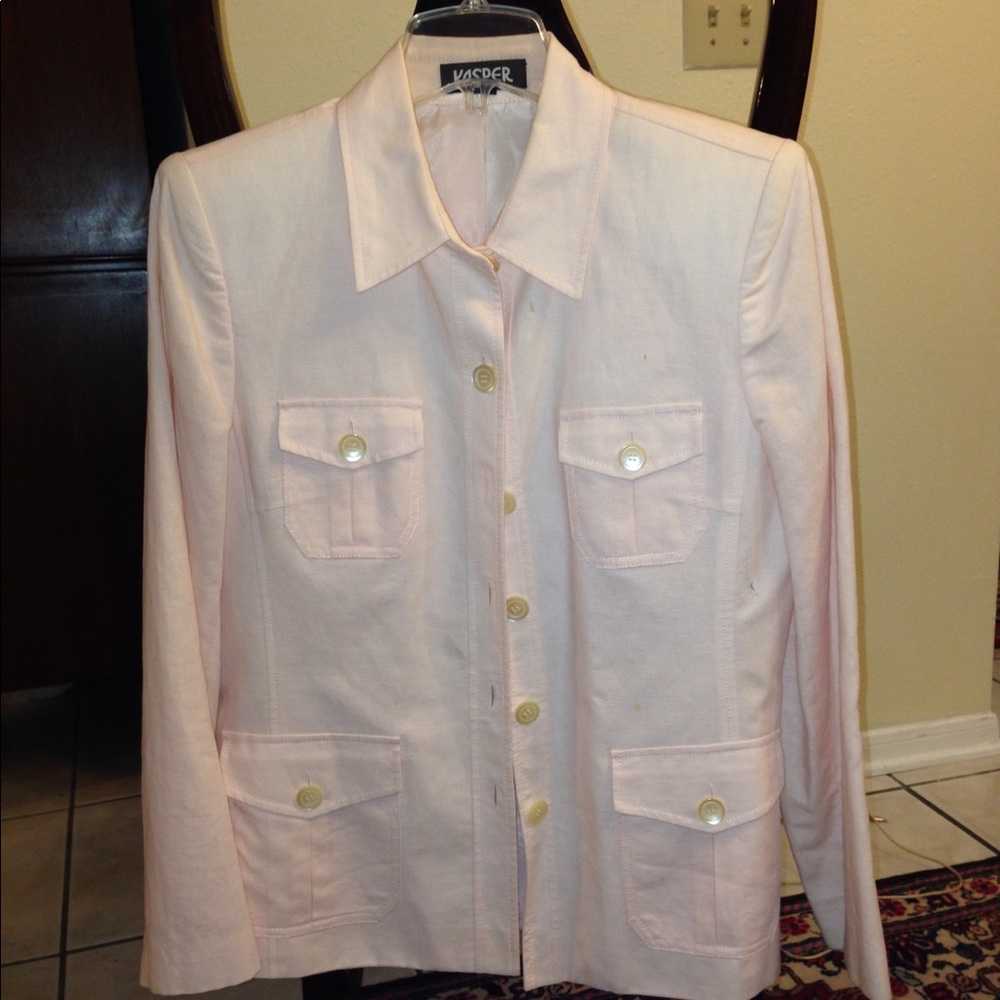 Nude/pink blazer/coat